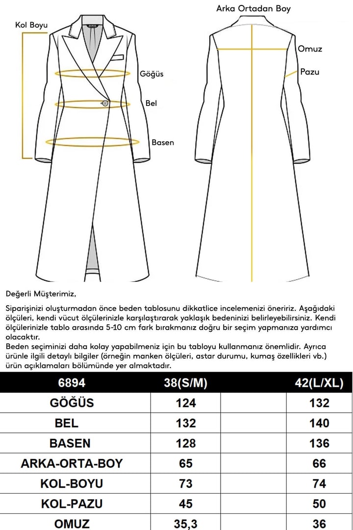 Dik Yaka Geniş Kol Su İtici Özellikli Kısa Trençkot SİYAH 6894