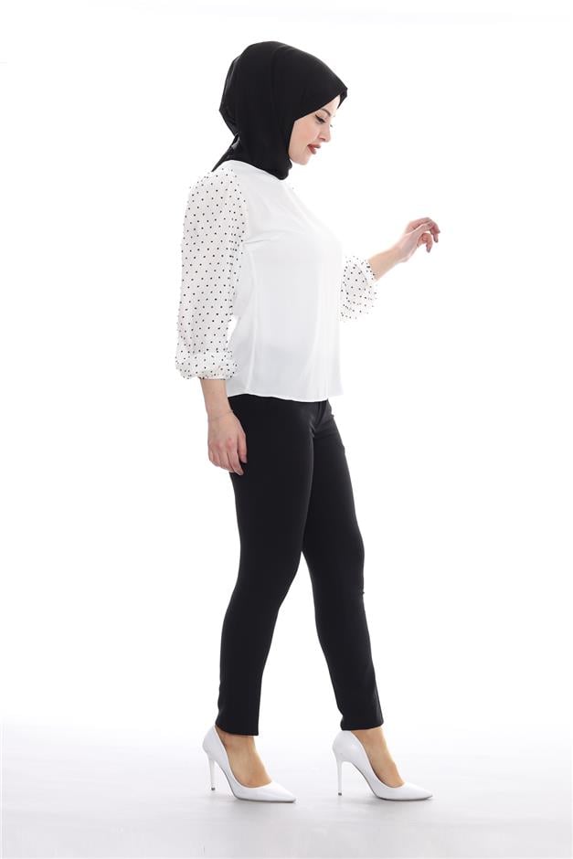 Fleto Cepli Pantolon SİYAH 7553