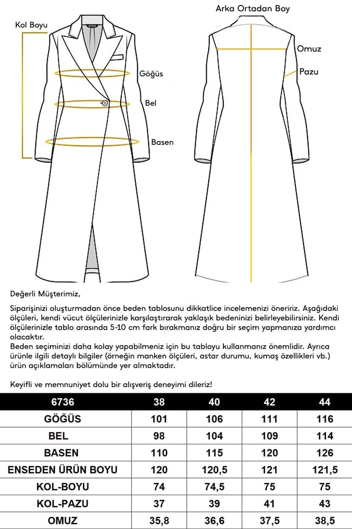 Gömlek Yaka Torba Cepli Astarsız Modal Kap KAHVE 6736
