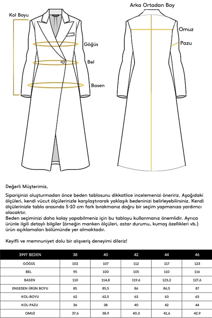 Kapüşonlu Kruvaze Kaban GRİ 3997