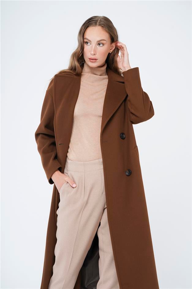 Kruvaze Ara Boy Oversize Kaban KAHVE 3860