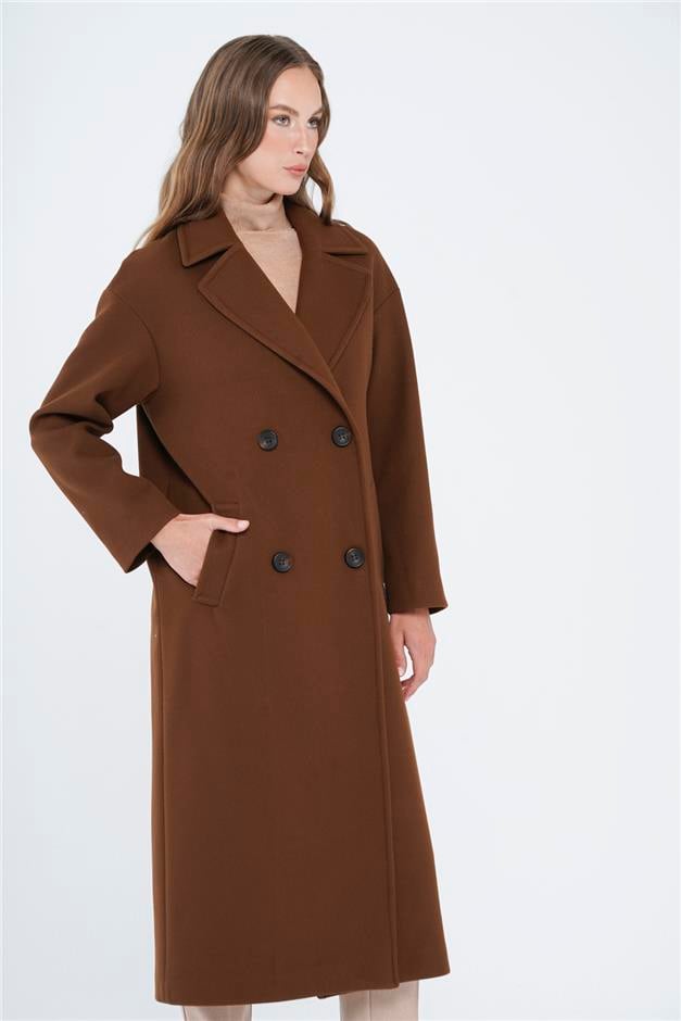 Kruvaze Ara Boy Oversize Kaban KAHVE 3860