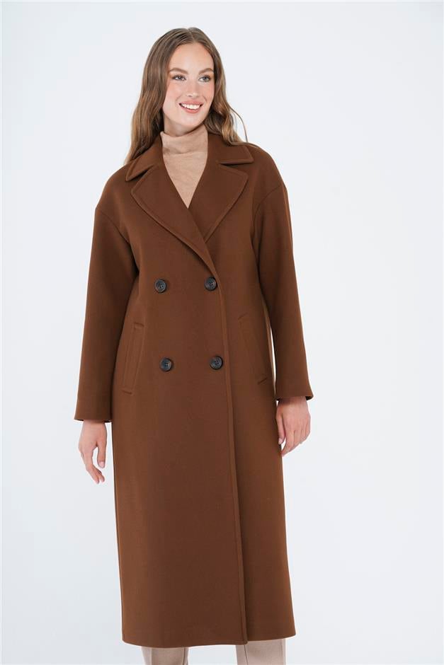Kruvaze Ara Boy Oversize Kaban KAHVE 3860