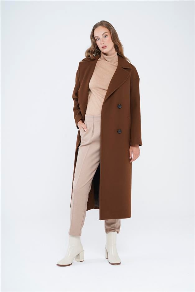 Kruvaze Ara Boy Oversize Kaban KAHVE 3860