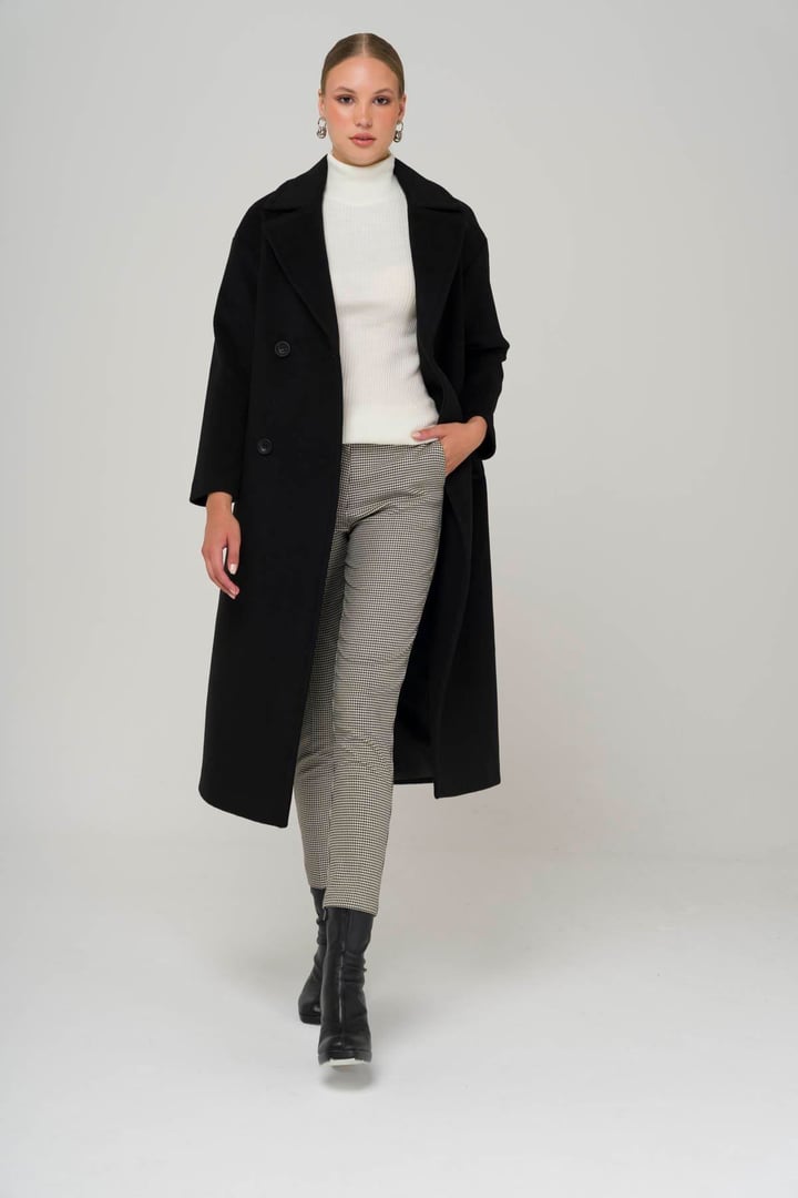 Kruvaze Ara Boy Oversize Kaban SİYAH 3860-Y