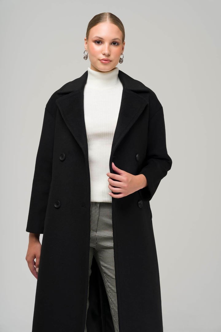 Kruvaze Ara Boy Oversize Kaban SİYAH 3860-Y