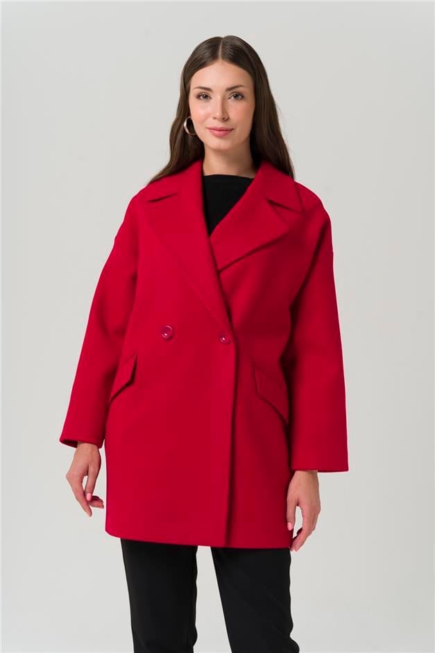 Kruvaze Oversize Kaban KIRMIZI 3884