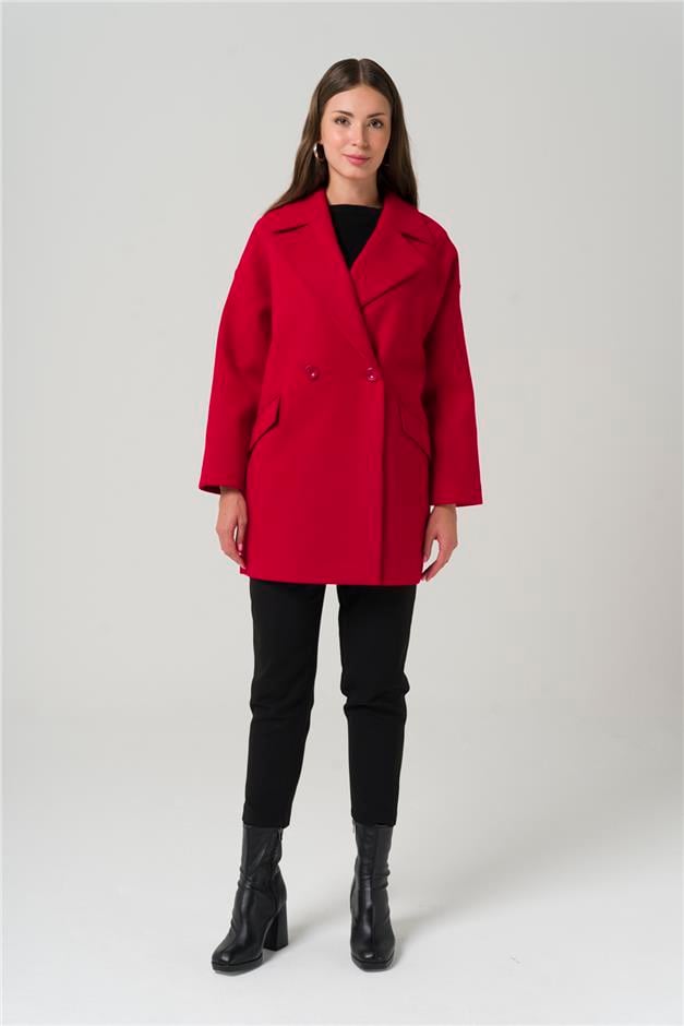 Kruvaze Oversize Kaban KIRMIZI 3884