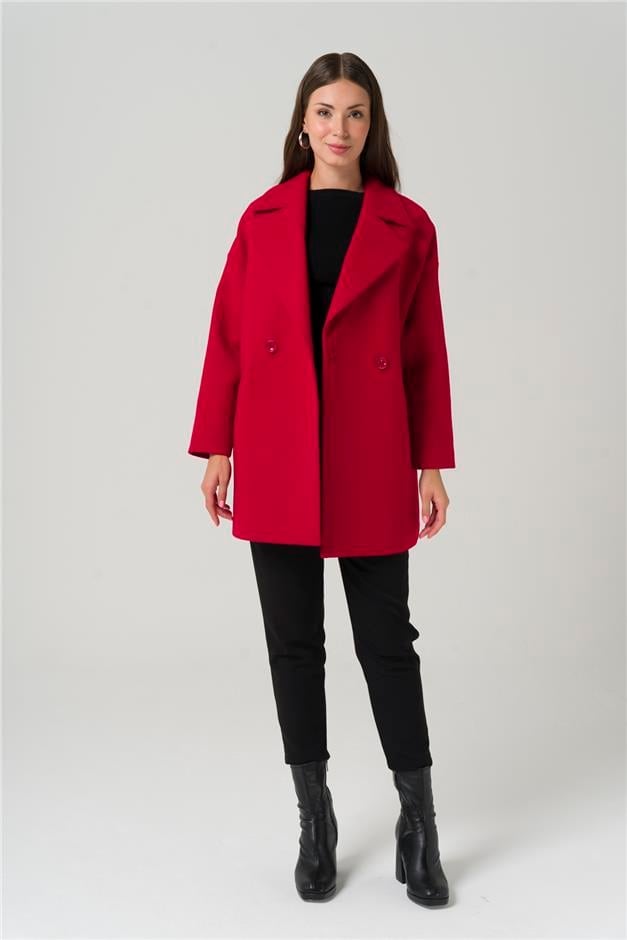 Kruvaze Oversize Kaban KIRMIZI 3884