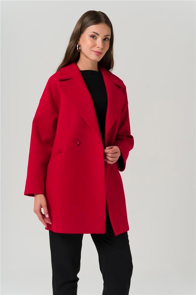 Kruvaze Oversize Kaban KIRMIZI 3884