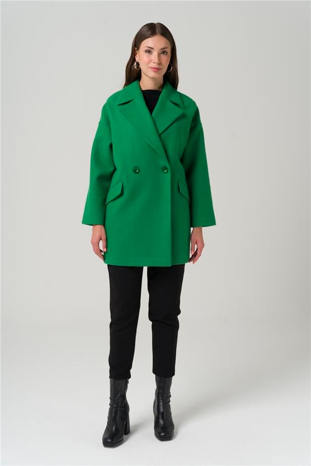 Kruvaze Oversize Kaban YEŞİL 3884