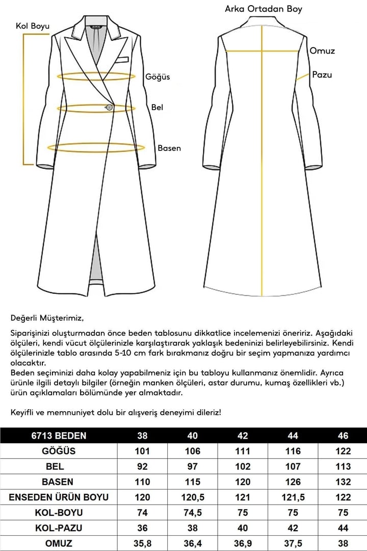 Leopar Desen Detaylı Yarım Astarlı Trençkot TAŞ 6713