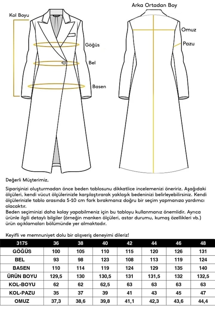 Mono Kapama Exclusive Uzun Kaban LATTE 3175