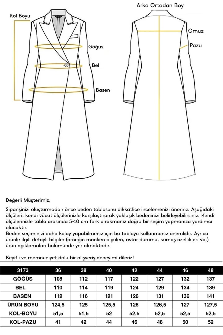 Oversize Düşük Kol Kruvaze Kaban KOYU GRİ 3173