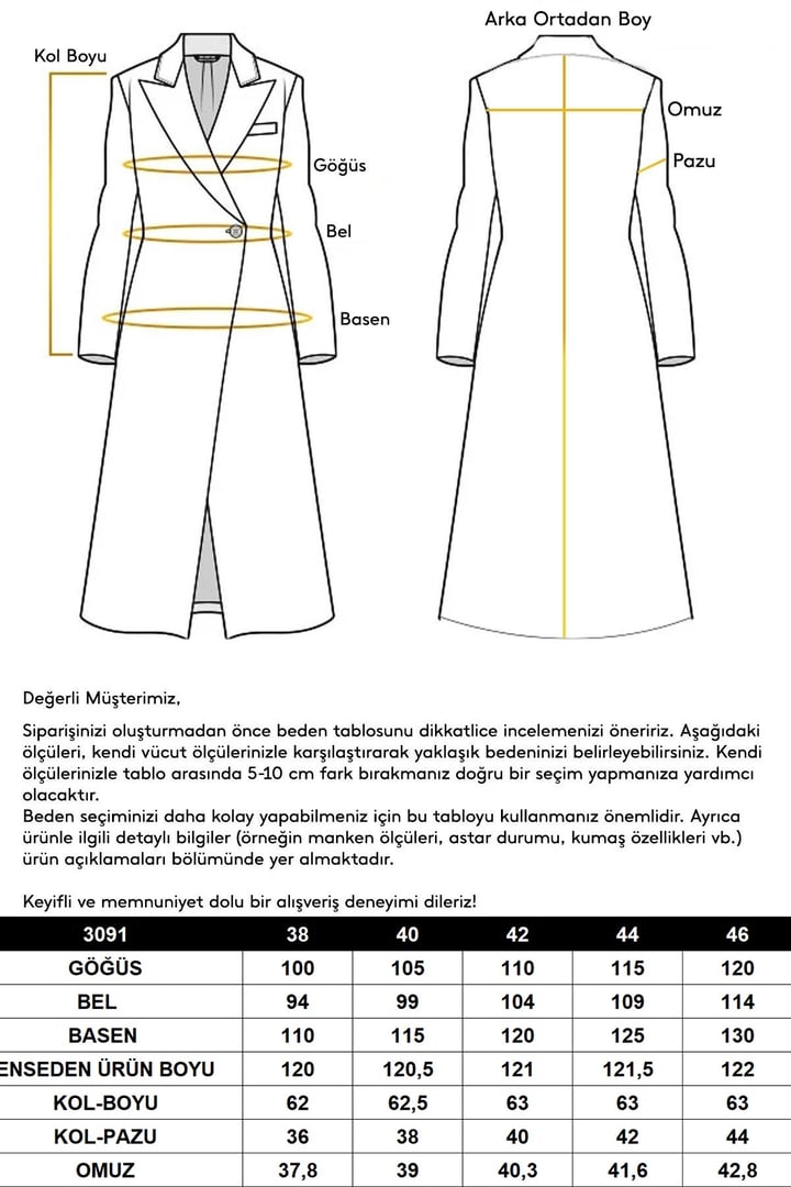 Pelerin Detaylı Kruvaze Kaban EKRU 3091