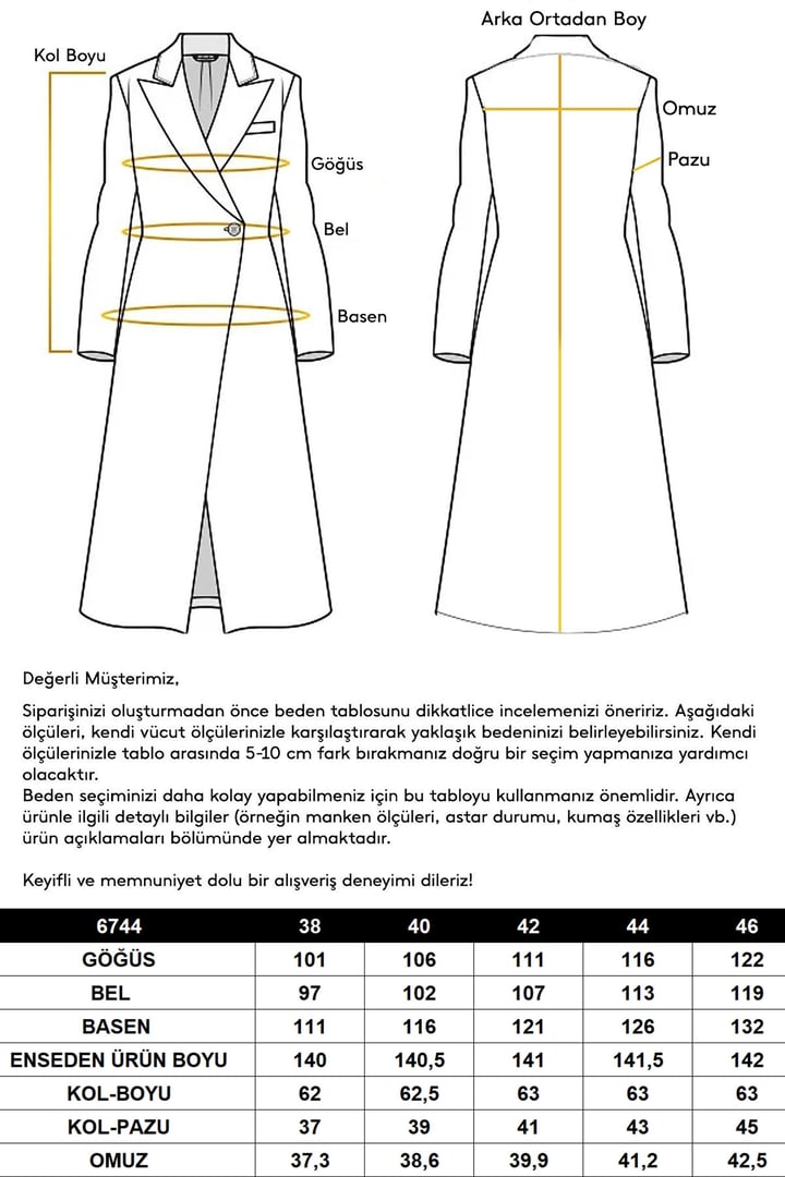 Ribana Detaylı Astarsız Modal Pardesü İNDİGO 6744