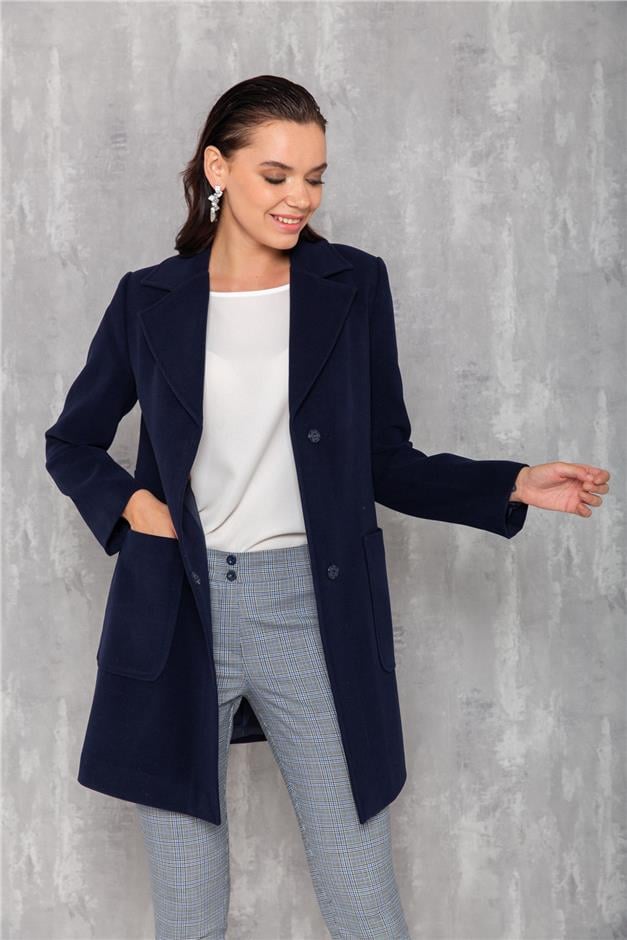 Torba Cepli Kuşaklı Kaban LACİVERT 3630