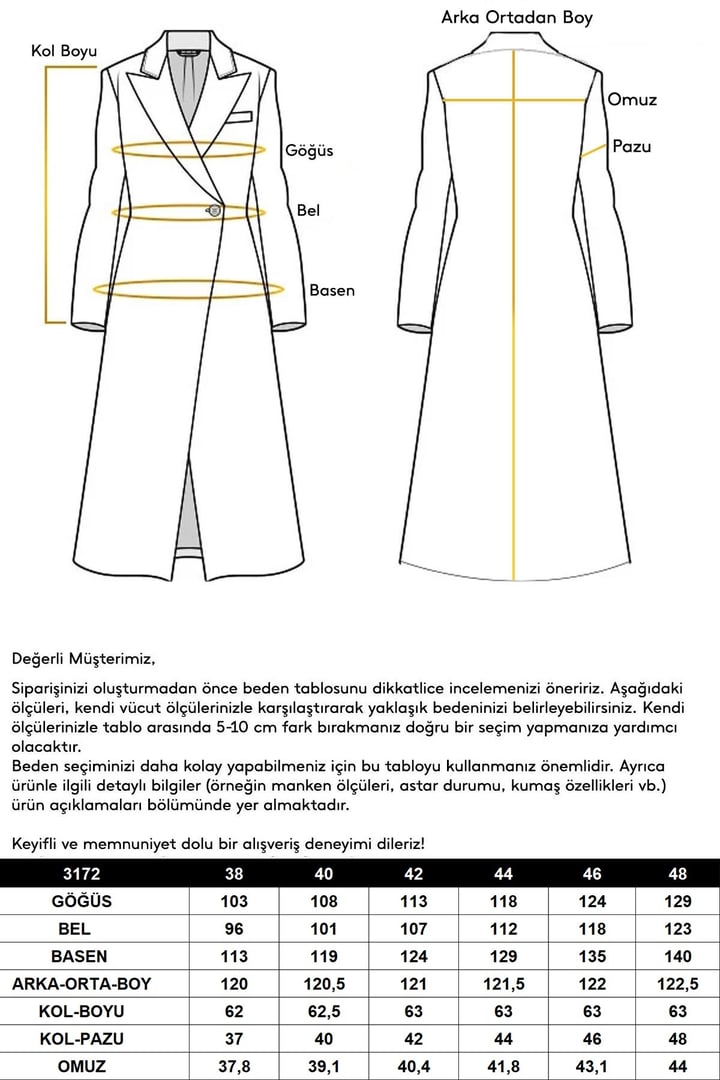 Yakası Triko Detaylı Punto Dikişli Exclusive Kaban KAHVE 3172
