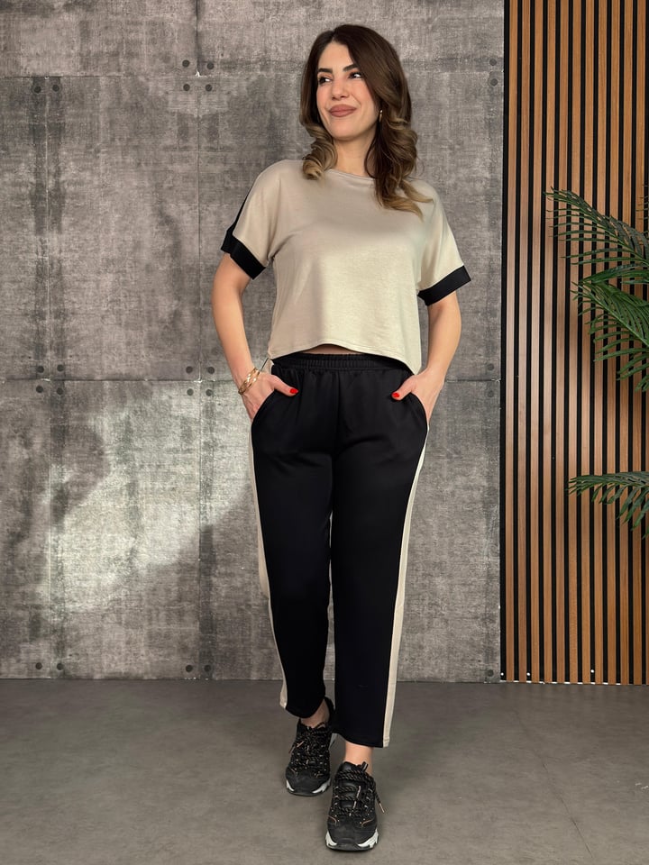 Anny Bej Şeritli İkili Takım