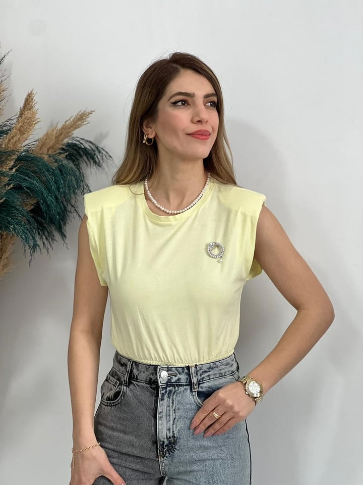 Balger Sarı Vatkalı Tişört