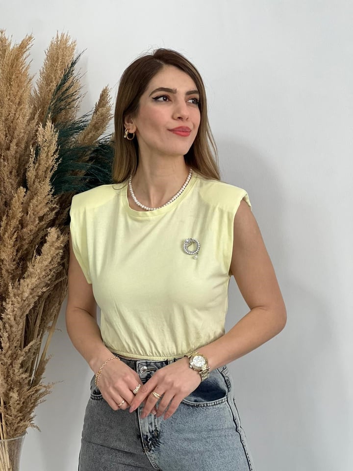 Balger Sarı Vatkalı Tişört