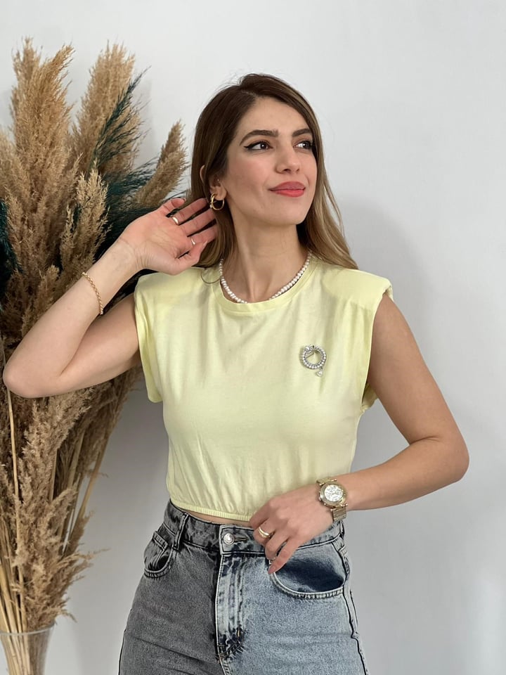 Balger Sarı Vatkalı Tişört