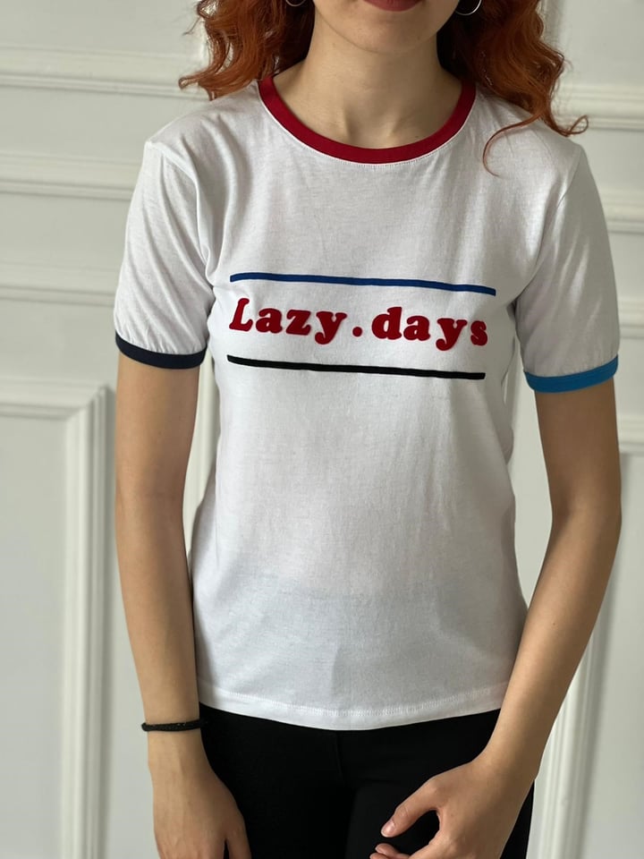 BEYAZ LAYZ DAYS TİŞÖRT