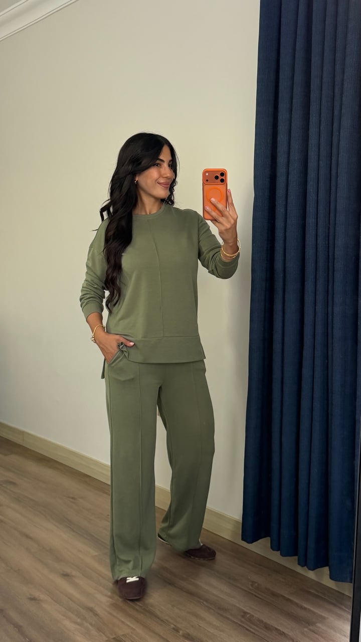 Calista Haki Modal Pike İkili Takım
