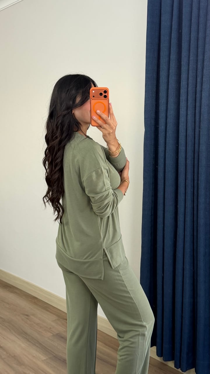Calista Haki Modal Pike İkili Takım