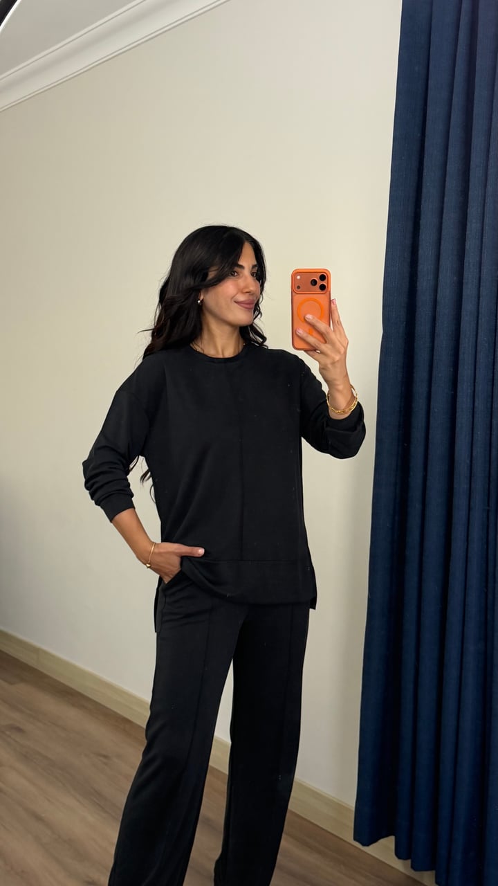 Calista Siyah Modal Pike İkili Takım