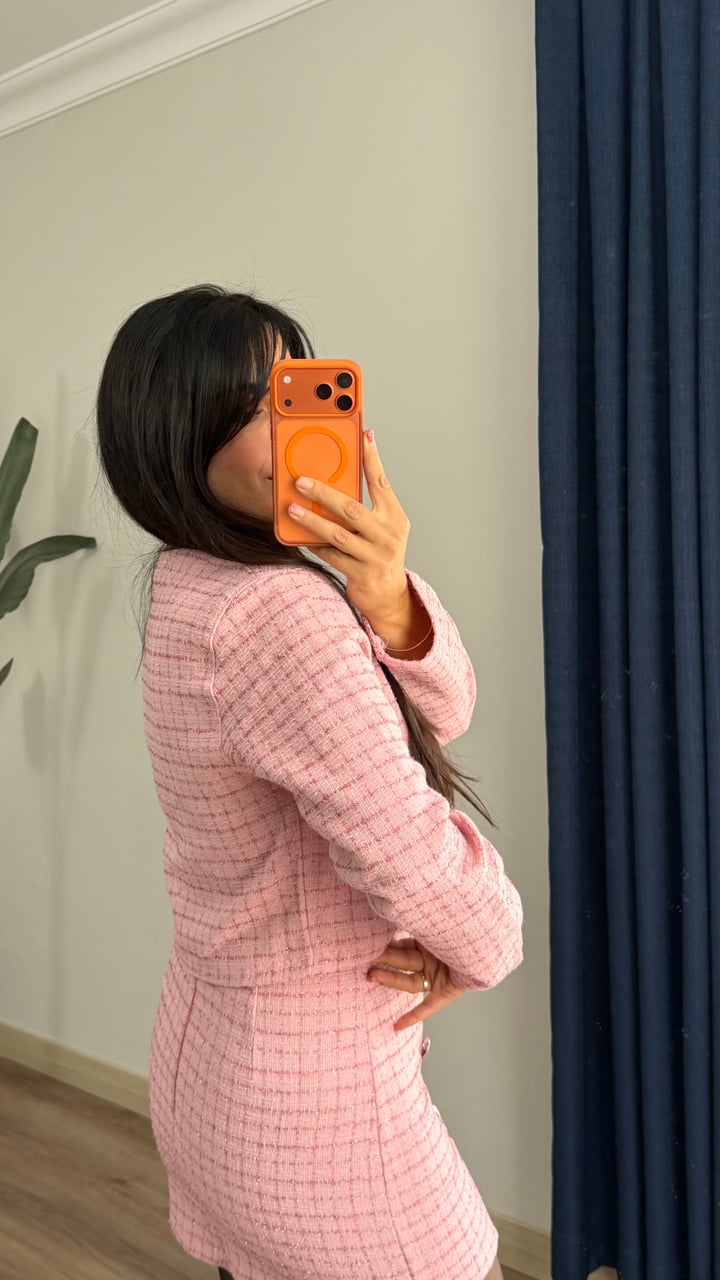 Candy Pembe Etekli Tüvit Takım