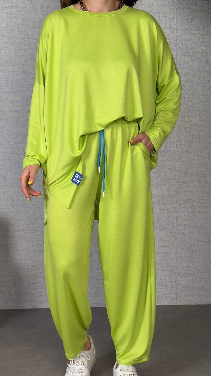 Castel Yeşil Oversize  İkili Takım