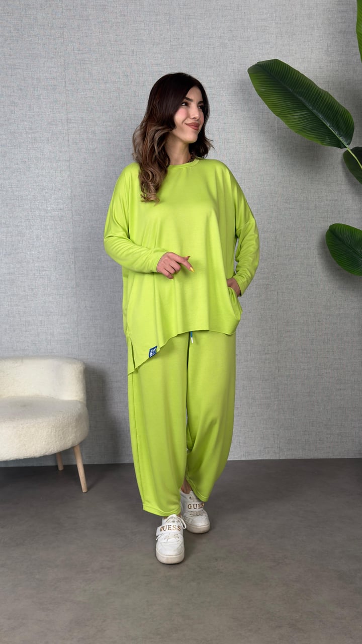 Castel Yeşil Oversize  İkili Takım