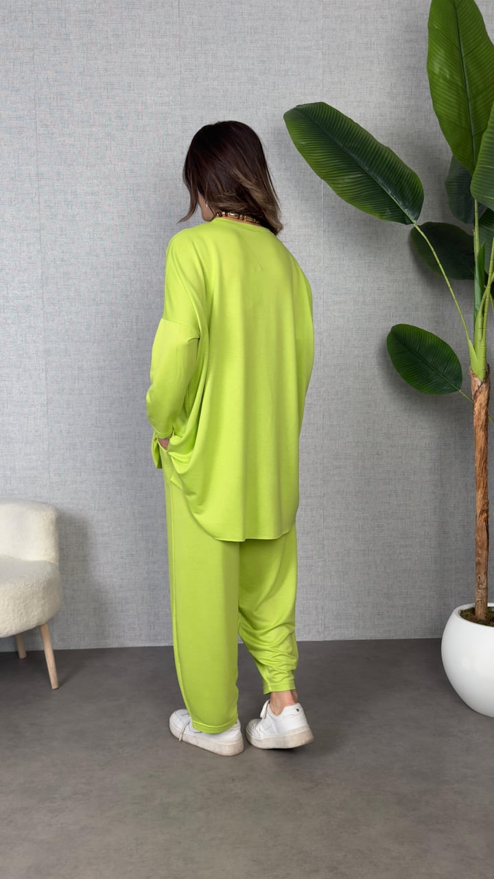 Castel Yeşil Oversize  İkili Takım