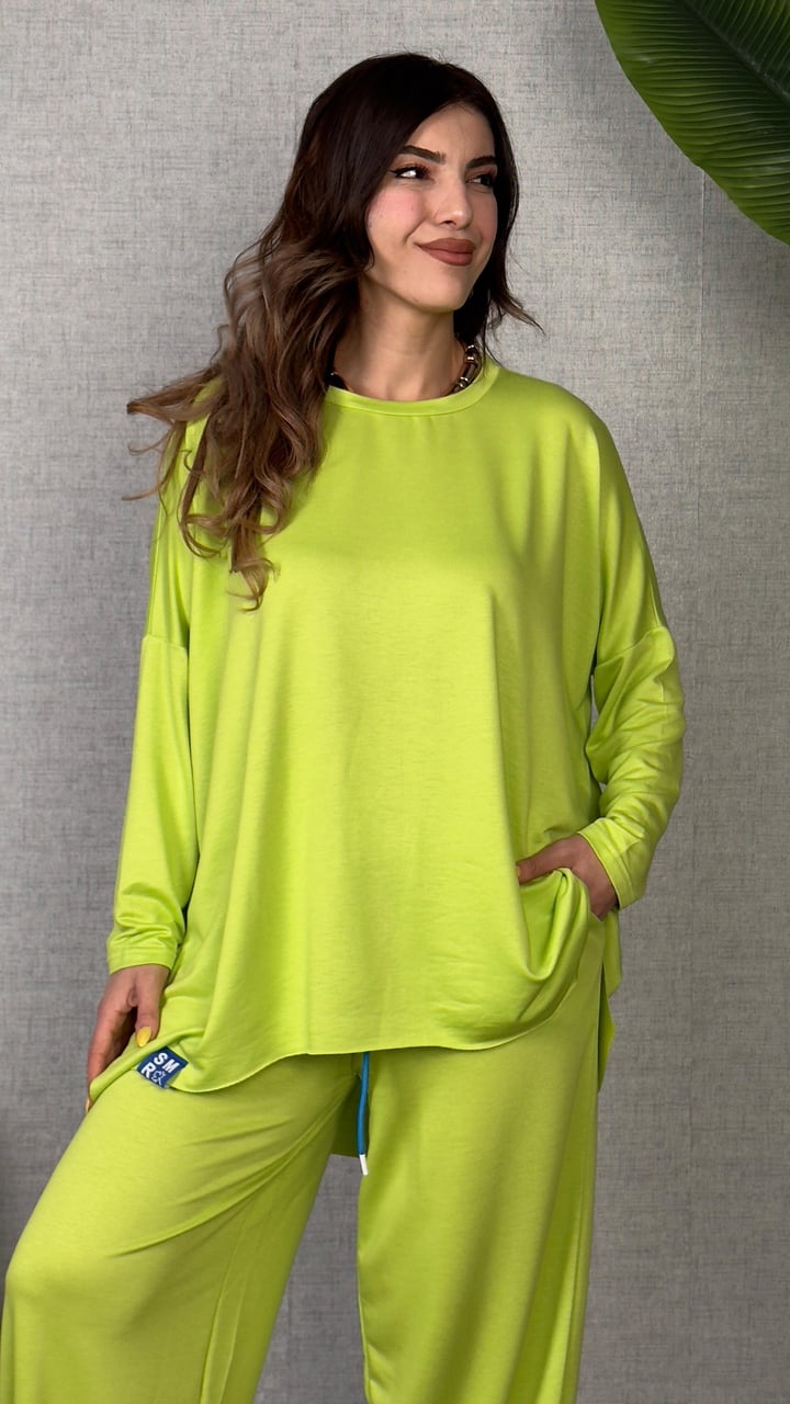 Castel Yeşil Oversize  İkili Takım