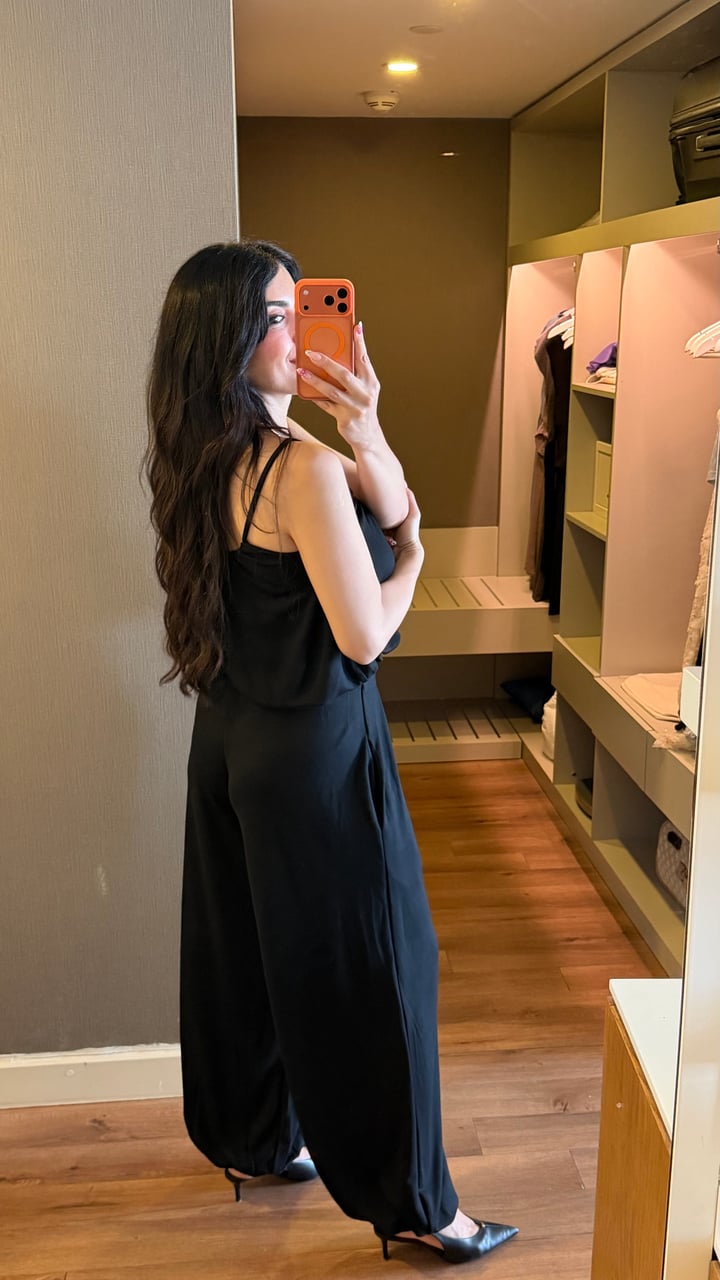 Ceus Siyah Askılı Model Pike İkili Takım