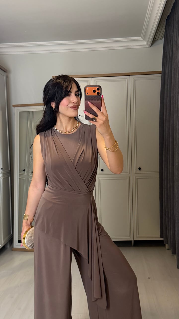Clop Premium Vizon Sandy Bodysuit İkili Takım