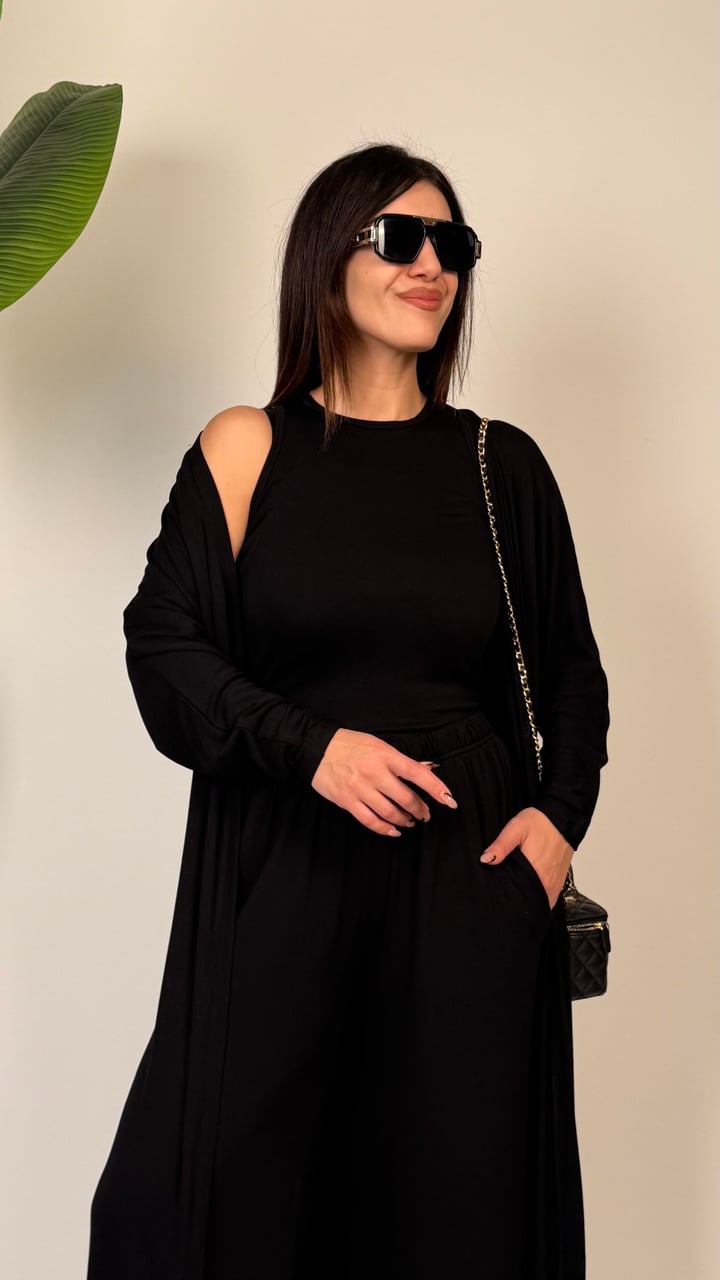 Denise Çelik Triko Üçlü Takım