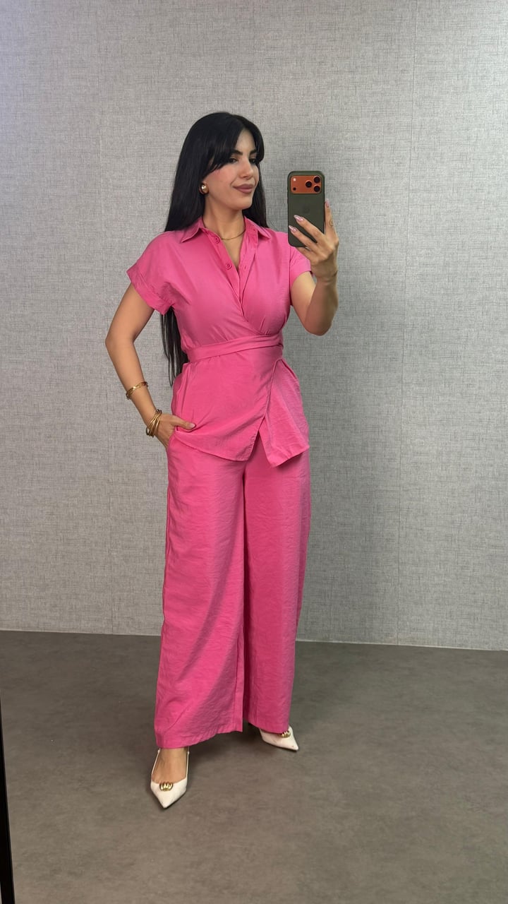 Dora Pembe Bağlamalı Tensel İkili Takım