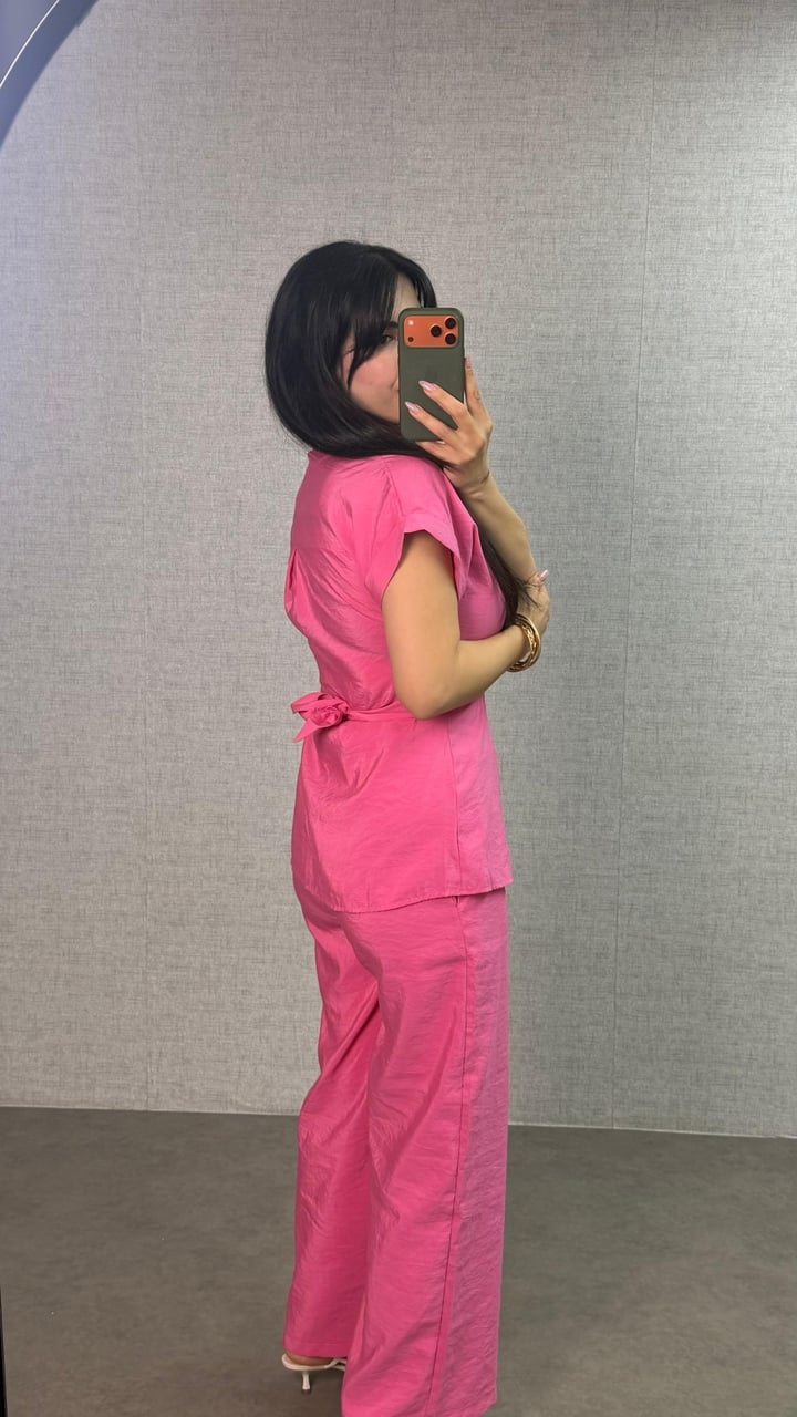Dora Pembe Bağlamalı Tensel İkili Takım