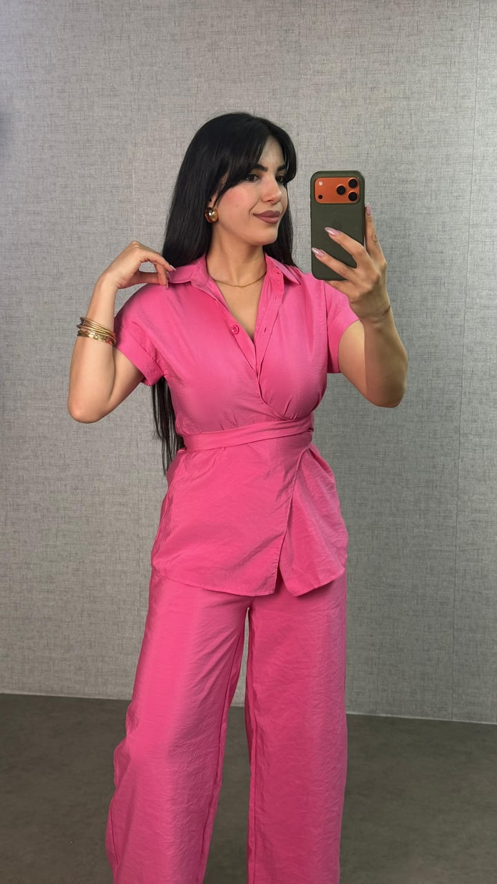 Dora Pembe Bağlamalı Tensel İkili Takım