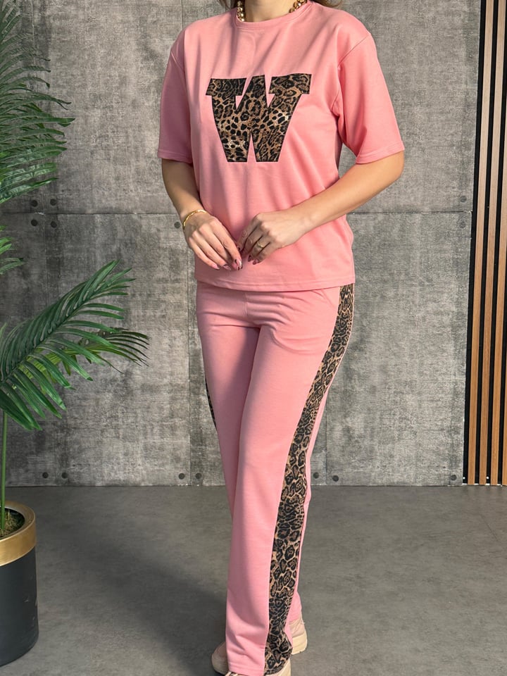 Doxxo Pembe Leoparlı İkili Takım
