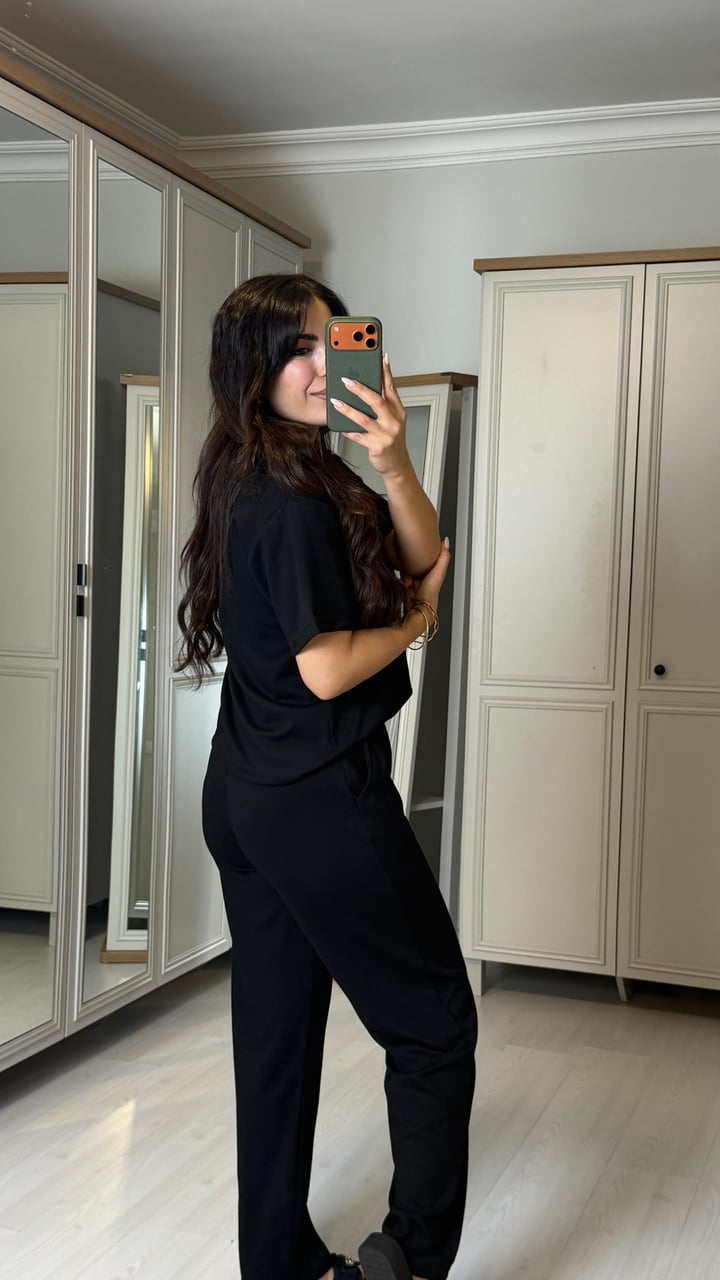Fonda Siyah Oys Basic İkili Takım