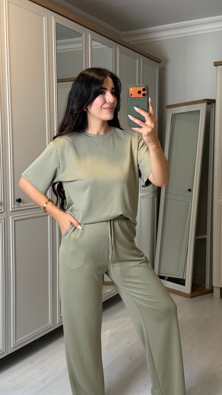 Fonda Yeşil Oys Basic İkili Takım