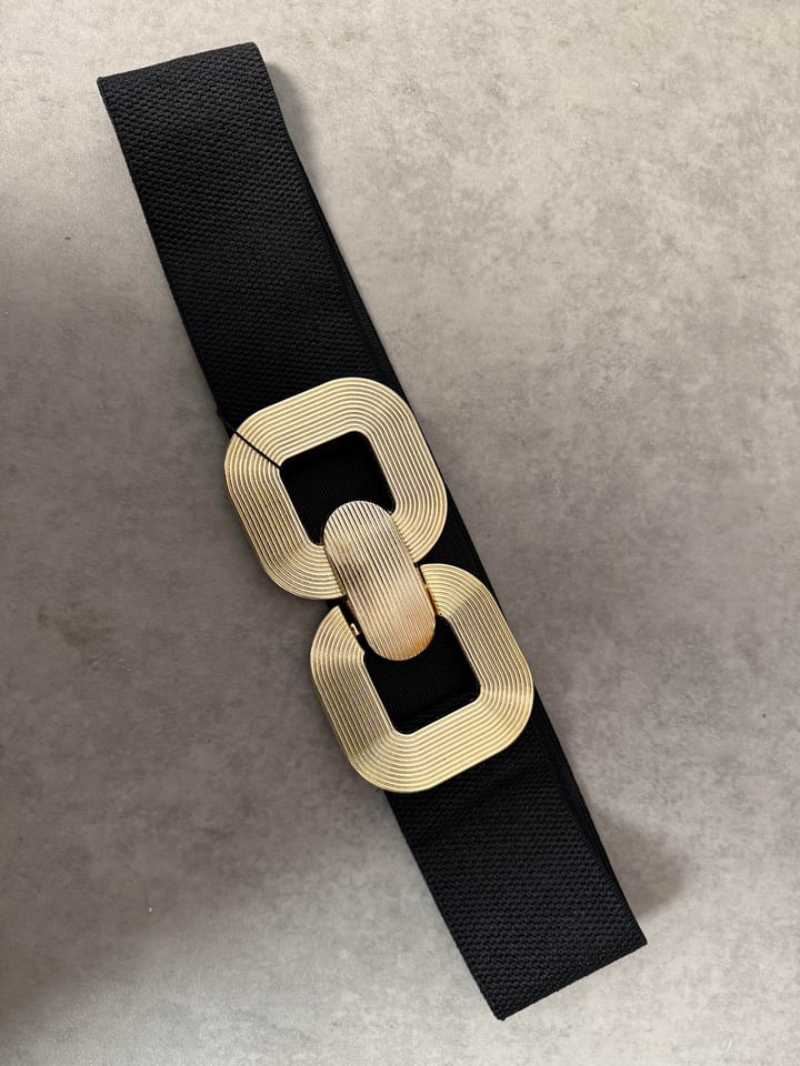 Gold Kare Tokalı Kemer