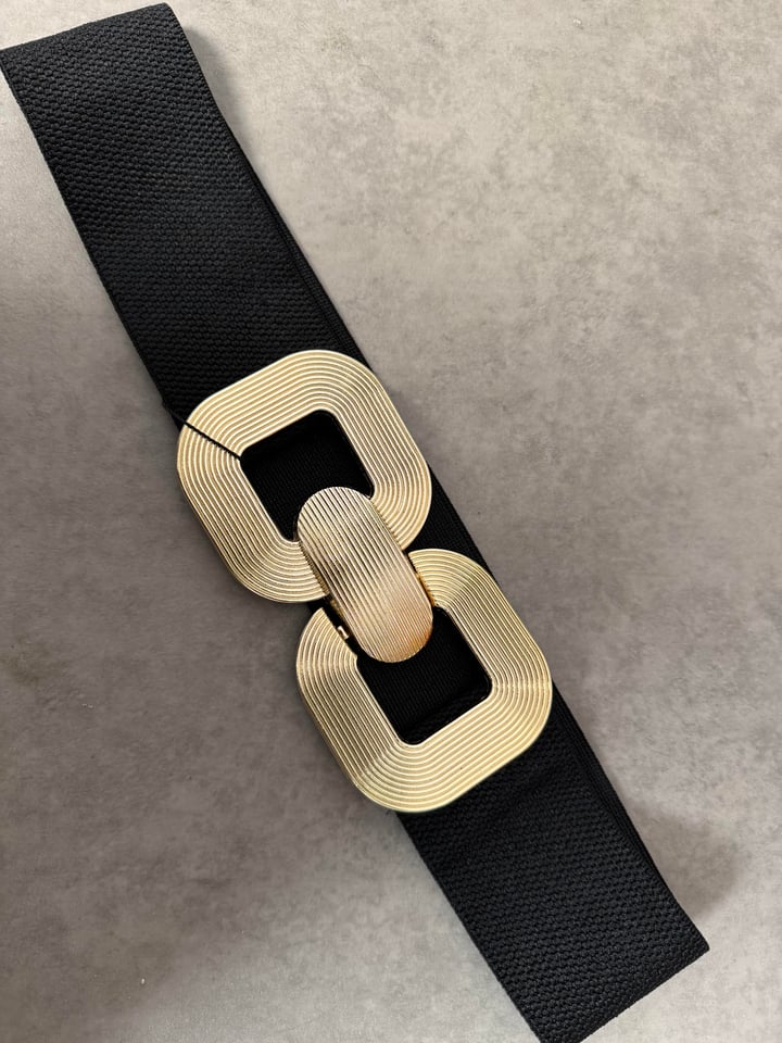 Gold Kare Tokalı Kemer