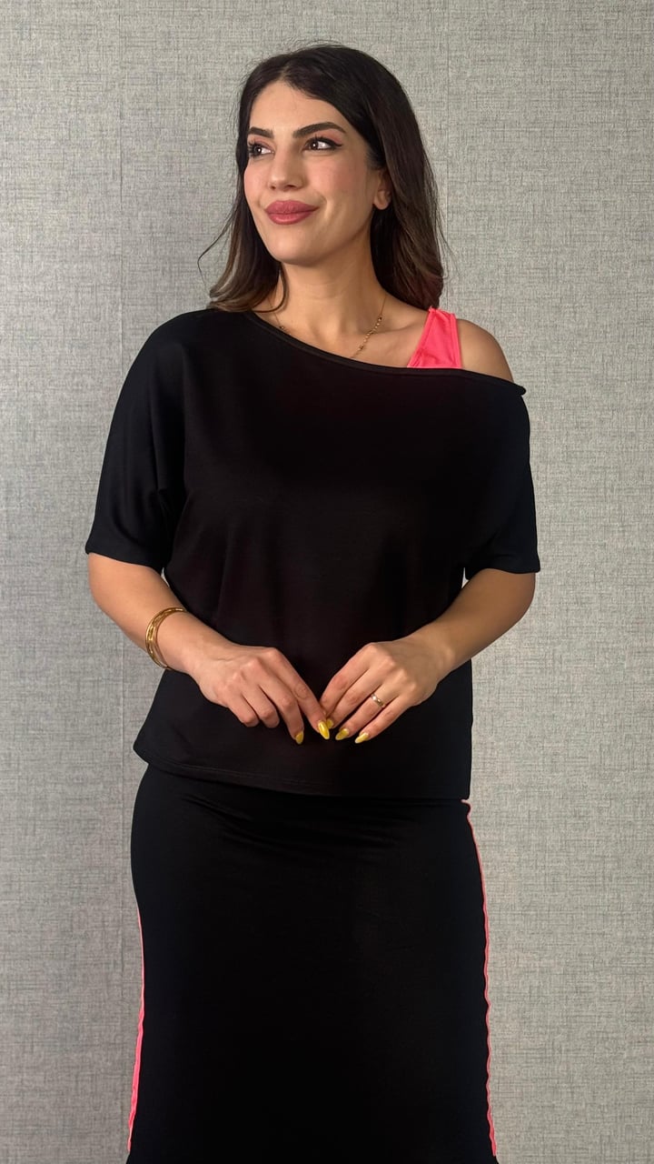 Loni Pembe Garnili Etekli Takım