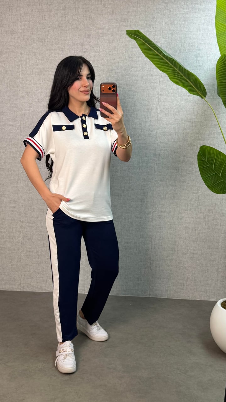 Menna Beyaz İkili Modal Takım