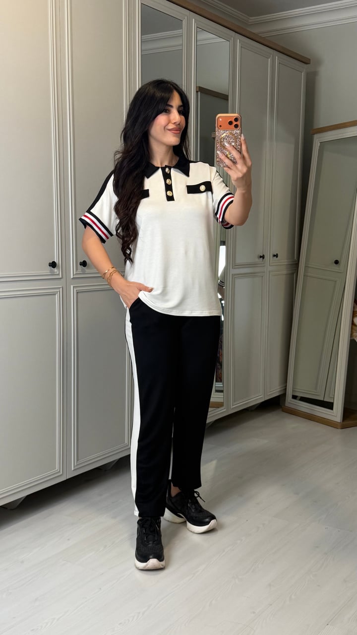 Menna Beyaz İkili Modal Takım