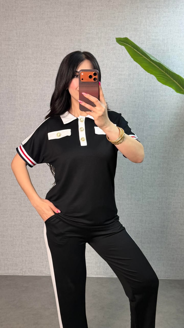 Menna Siyah İkili Modal Takım